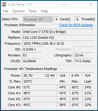 core temp utility