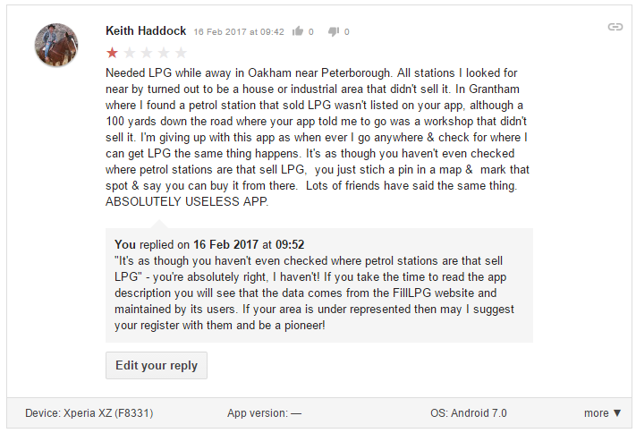another 1 star play store review
