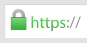 https address in browser address bar